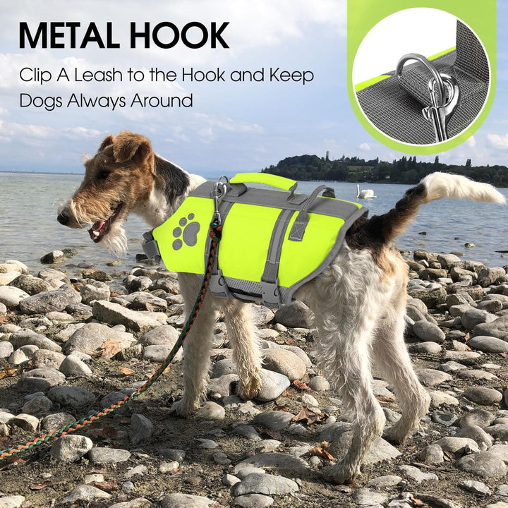 XS Dog Life Jacket, Puppy Life Jackets for Small Dogs, Small Doggie Life Vest for Swimming, Lightweight Extra Small Dog Swim Vest with Handle, Puppy Life Vest for Boating, Cat Lifevest