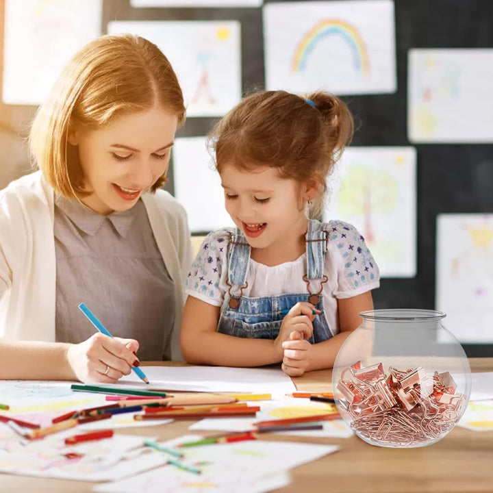 12 Pack Plastic Ivy Bowls, 16 Oz round Fish Bowl Unbreakable Vases Bowls for Home Decor, Carnival Games, Candy, Party Favors, Centerpiece, BPA Free, Clear