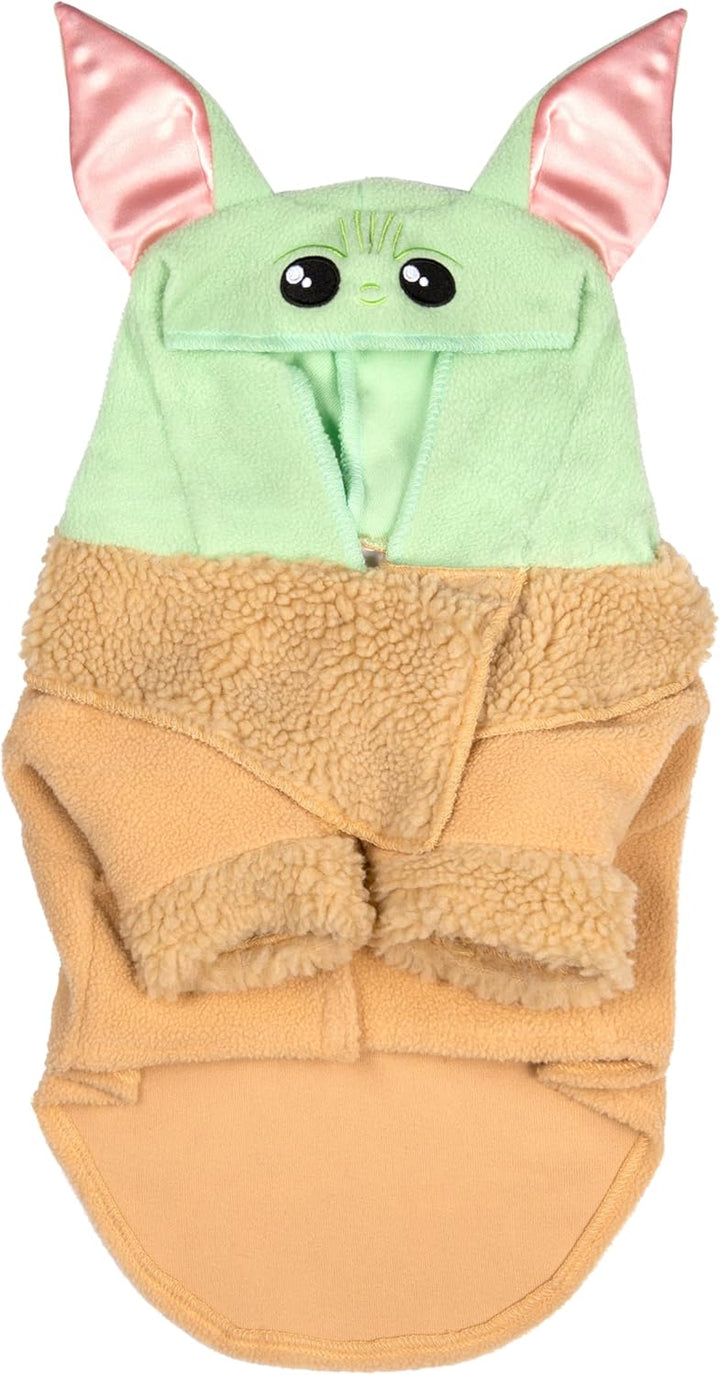 Grogu Pet Hoodie - Hooded Pet Shirt with Sleeves and Ears