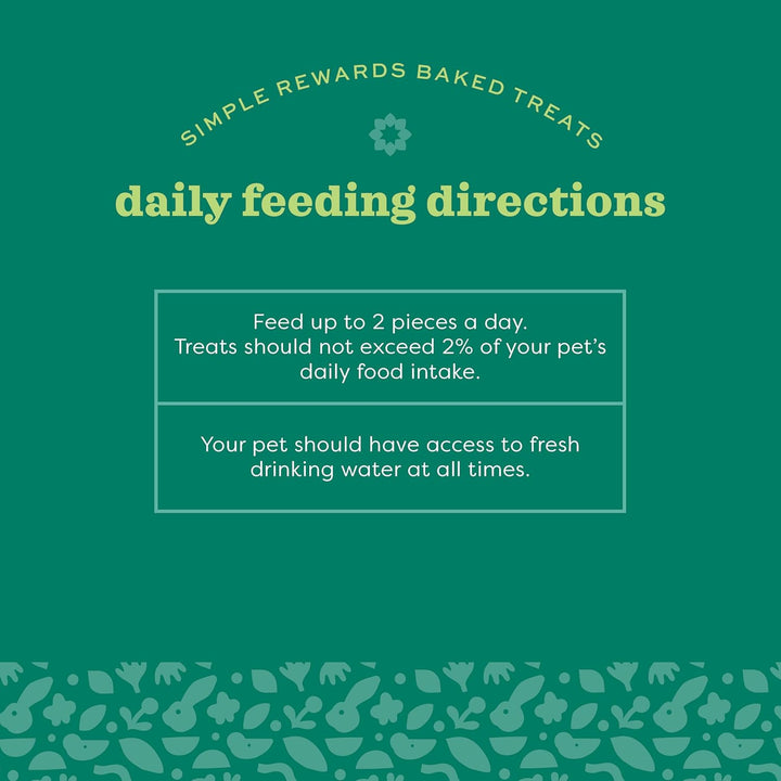 Animal Health Simple Rewards Apple Banana Treats, Timothy Hay Guinea Pig & Bunny Treats, Pet Snack, Made with  Guinea Pig Hay, Made in USA, Timothy for Rabbit, 3 Oz Bag