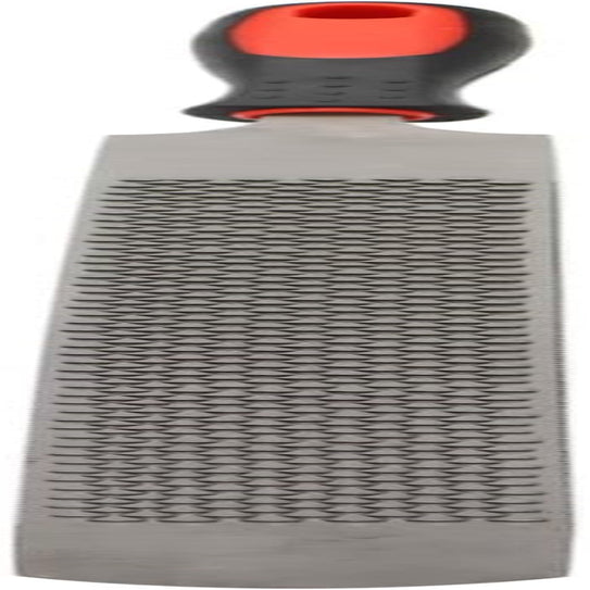 18 Inch Hoof Rasp, Horseshoe File with Rubber Handle, Carbon Steel Farrier File Tool, Suitable for Horse/Goat/Cow/Donkey/Animal Hooves, Strong