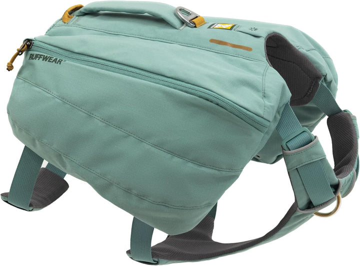 , Front Range Dog Day Pack, Backpack with Handle for Hikes & Day Trips, River Rock Green, Medium