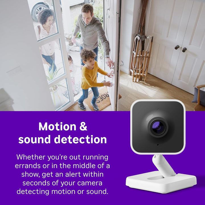 Indoor Camera - Home Security - 2-Pack - Wired Security Camera & Pet Monitor with 1080P HD Color Night Vision, Works with Alexa & Google, Motion & Sound Detection, WDR & Wifi 6