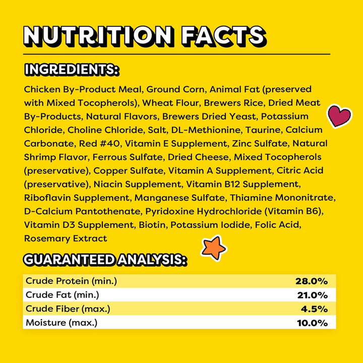 Classic Crunchy and Soft Cat Treats, Shrimpy Shrimp Flavor, 16 Oz. Tub