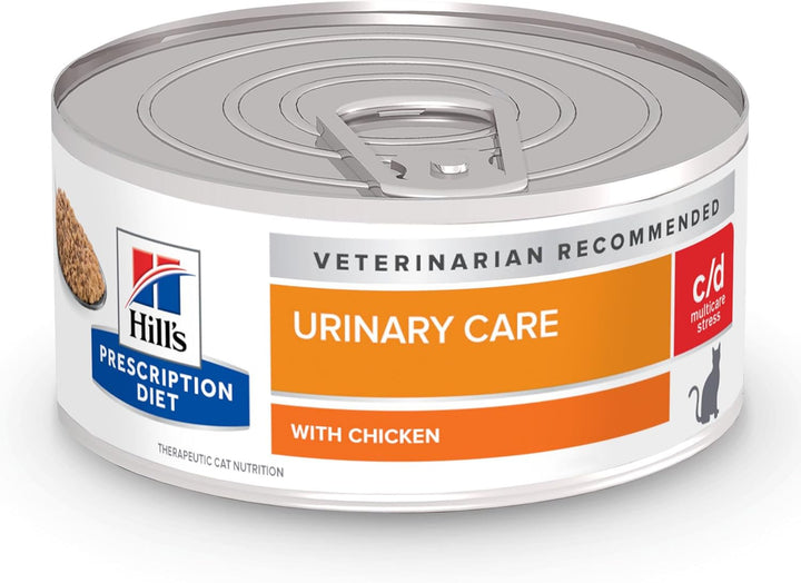 C/D Multicare Stress Urinary Care Chicken & Vegetable Stew Canned Cat Food, 2.9 Oz, 24-Pack Wet Food