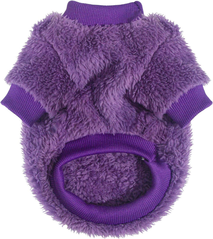 2 Pack XXS Dog Sweater, Tiny Dog Sweaters for Small Dogs Girl (1-3Lb), Warm Soft Puppy Clothes for New Puppies, Cute Extra Small Doggie Clothes for Chihuahua Yorkie Cat Pet Apparel