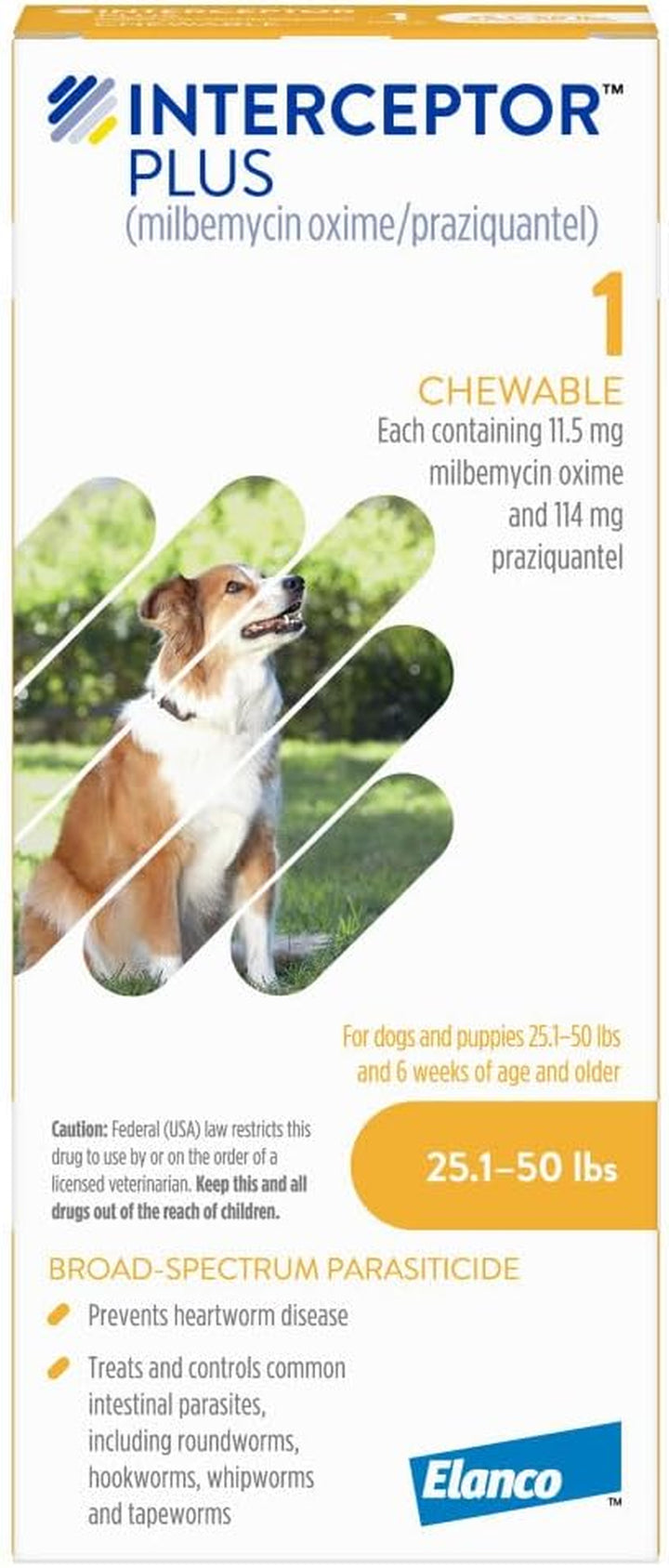 plus Prevention for Heartworm + 4 Other Worms for Dogs 50.1-100 Lbs. | 6 Chews, 6-Month Supply