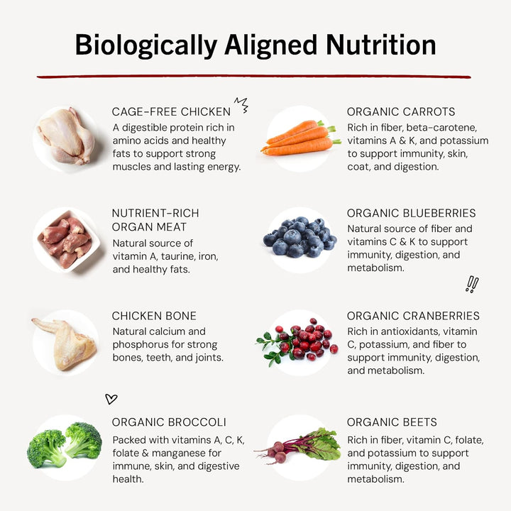 Freeze-Dried Raw Chicken Meal Mixers- Dog Food Topper and Mixer - Made with 95% Cage-Free Chicken, Organs & Bone - Perfect for Picky Eaters - Grain-Free - 3.5Oz