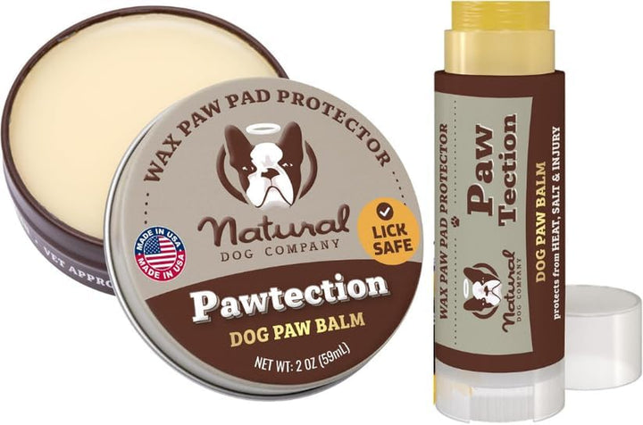Pawtection Balm 2 Oz Stick – Dog Paw Protection Wax with Shea Butter & Calendula – Shields Paws from Snow, Ice, Salt, Hot Pavement & Rough Terrain – Lick-Safe, Vegan