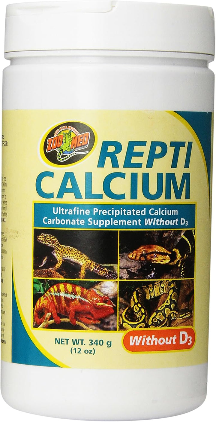 Reptile Calcium with Vitamin D3, 8-Ounce