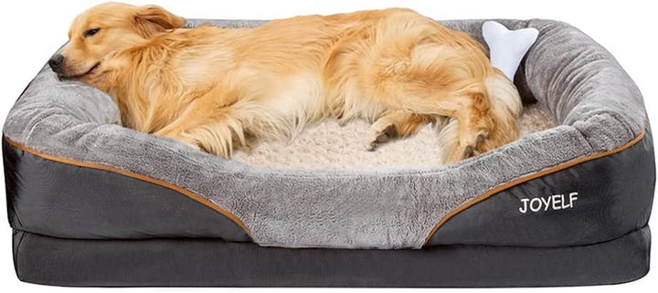 Xxlarge Memory Foam Dog Bed, Orthopedic Dog Bed & Sofa with Removable Washable Cover for Large Dogs