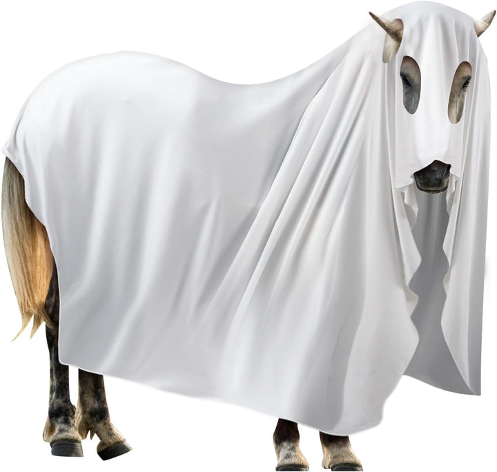 Halloween Horse Costume Gown Cosplay Supply for Holiday Horse Costume Accessories Trick or Treat(Pumpkin)