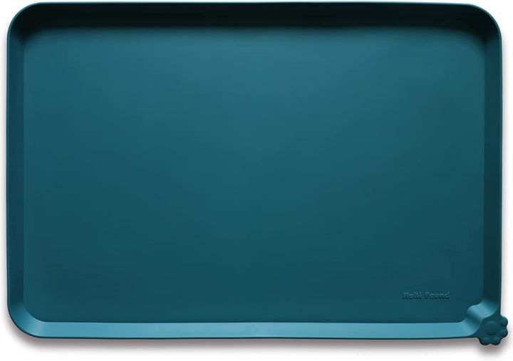 -Waterproof Pet Feeding Mats with High Lips - Multiple Size and Colors for Dogs, Cats & Others-G