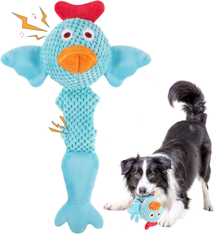 Large Squeaky Dog Toys- Plush Dog Toys with Soft Fabric for Small, Medium, and Large Dogs Daily Companionship, Training Reward Gift