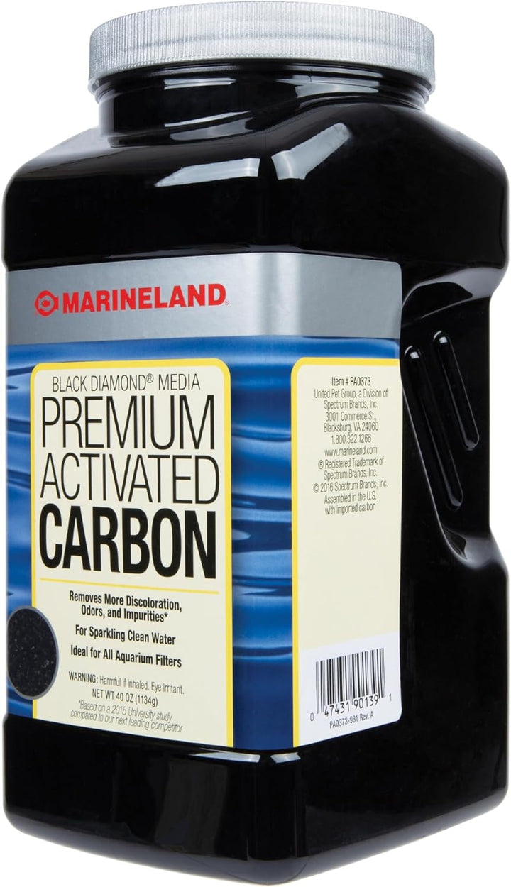 Black Diamond Premium Activated Carbon 22 Ounces, Filter Media for Aquariums