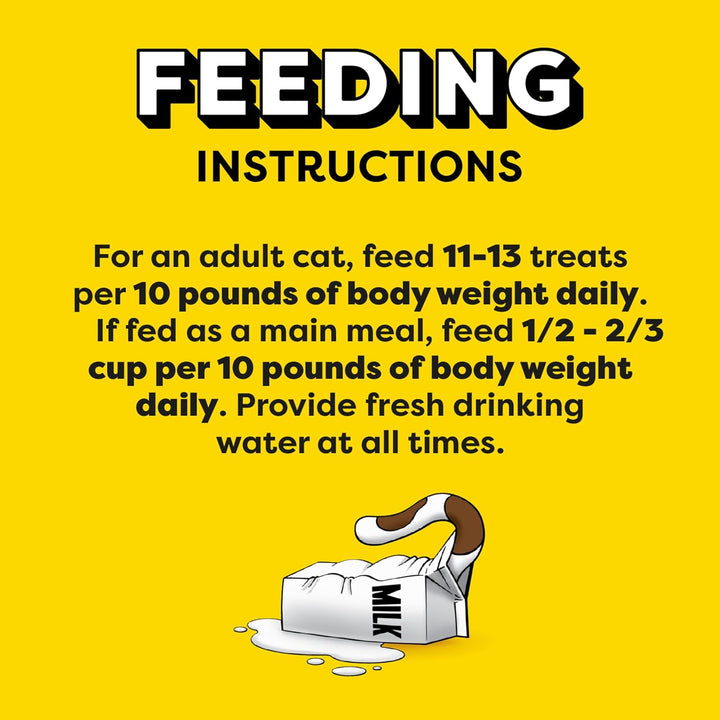 Classic Crunchy and Soft Cat Treats, Creamy Dairy Flavor, 16 Oz. Tub