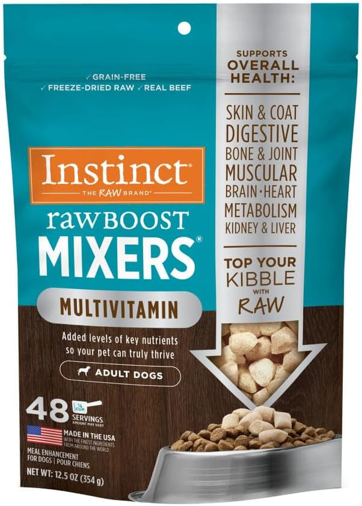 Raw Boost Mixers Gut Health Freeze-Dried Dog Food Topper, 5.5 Oz. Bag