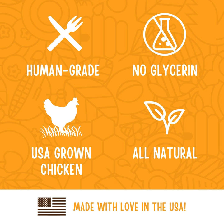 Chicken Jerky Tenders Healthy All Natural Dog Treats Human Grade Made in USA 26 Oz