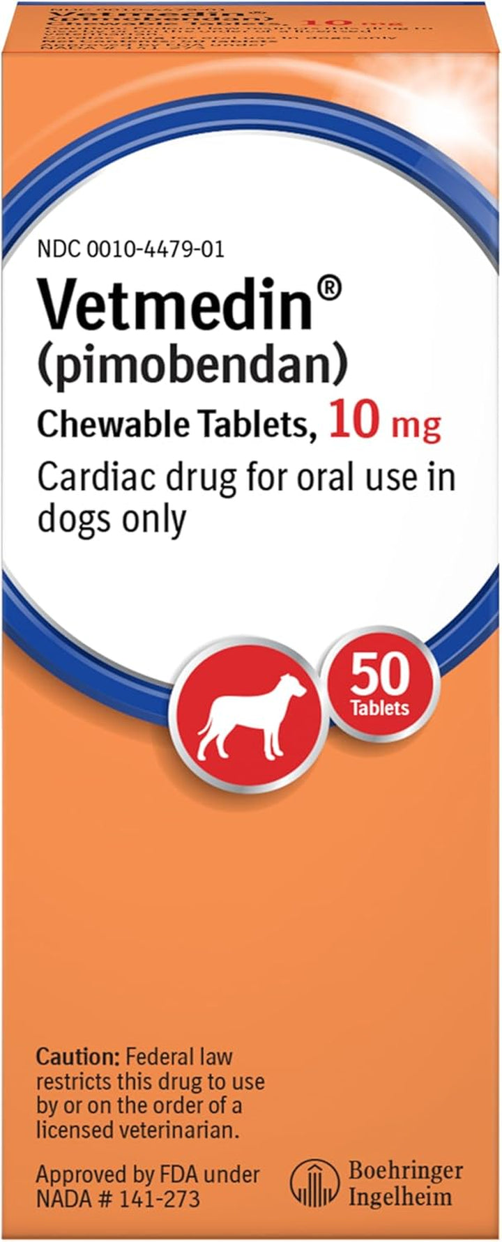 ® (Pimobendan) Chewable Tablets for Dogs, 1.25 Mg, Inodilator, 50Ct