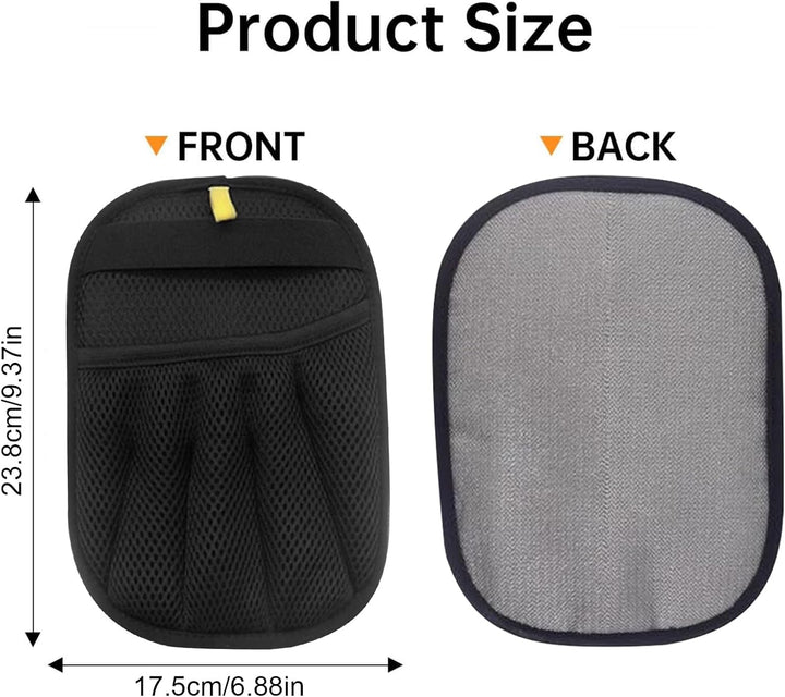 Pet Hair Removal Glove | Electrostatic Reusable Cat & Dog Magic Brush Hair Remover Tool for Furniture, Carpet, Couch | Upgraded 5-Finger Design | Gentle Grooming Tool for Pets(Eco-Friendly) (1 PCS)