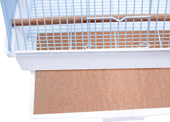 7 Pack Gravel Paper for Bird Cage, 9 by 12-Inch | Great for Hard-Billed Birds | Safe, Clean, and Easy for Improved Digestion (BA637)